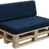 set paletten polster dunkelblau
