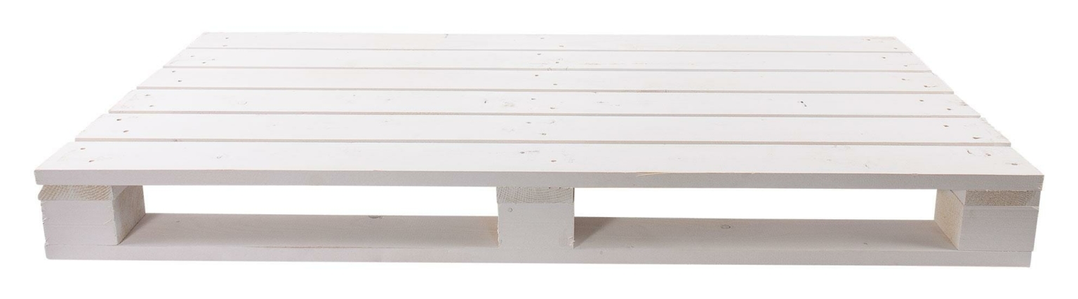 Paletten weiß 120 x 60 cm Deko Möbelbau Paletten kaufen
