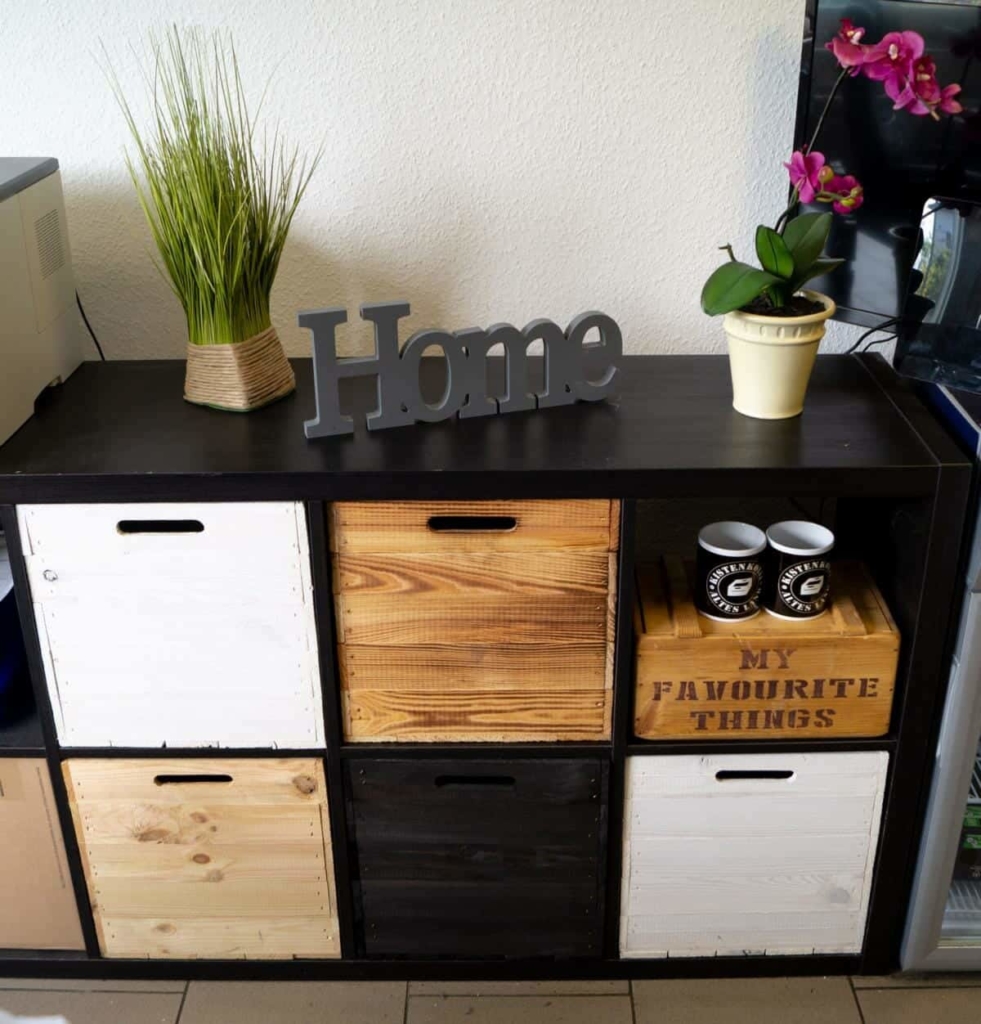 ᐅ Holzkiste Natur Kallax Ikea Regal Kisten kaufen