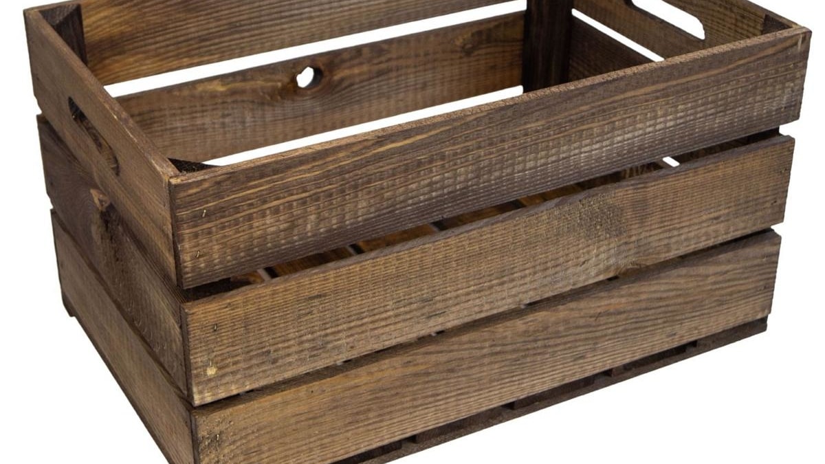 DARO DEKO Holzkiste Aus Mangoholz – Naturbraun, 31x21x12 Cm, Vintage-Aufbewahrungsbox Für Obst, Wein Oder Deko