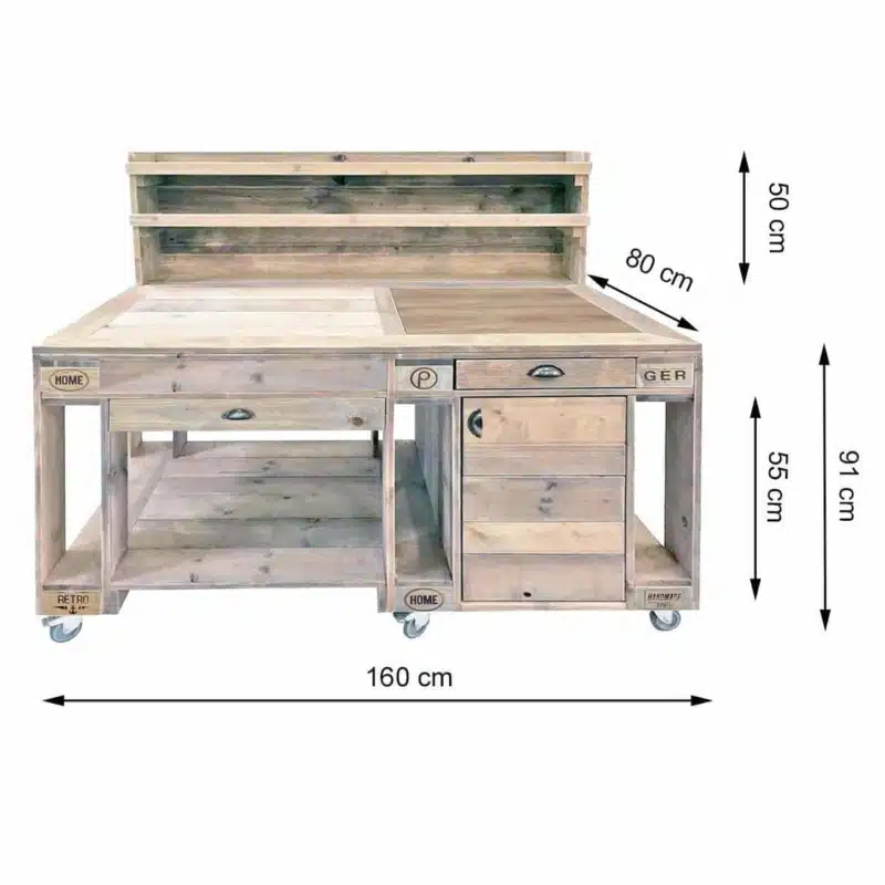 outdoor küche paletten-grilltisch-palettenmoebel