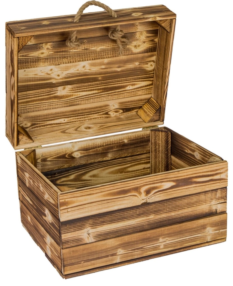 Verwunderlich Tedi Holzkiste Mit Deckel Ebenbild