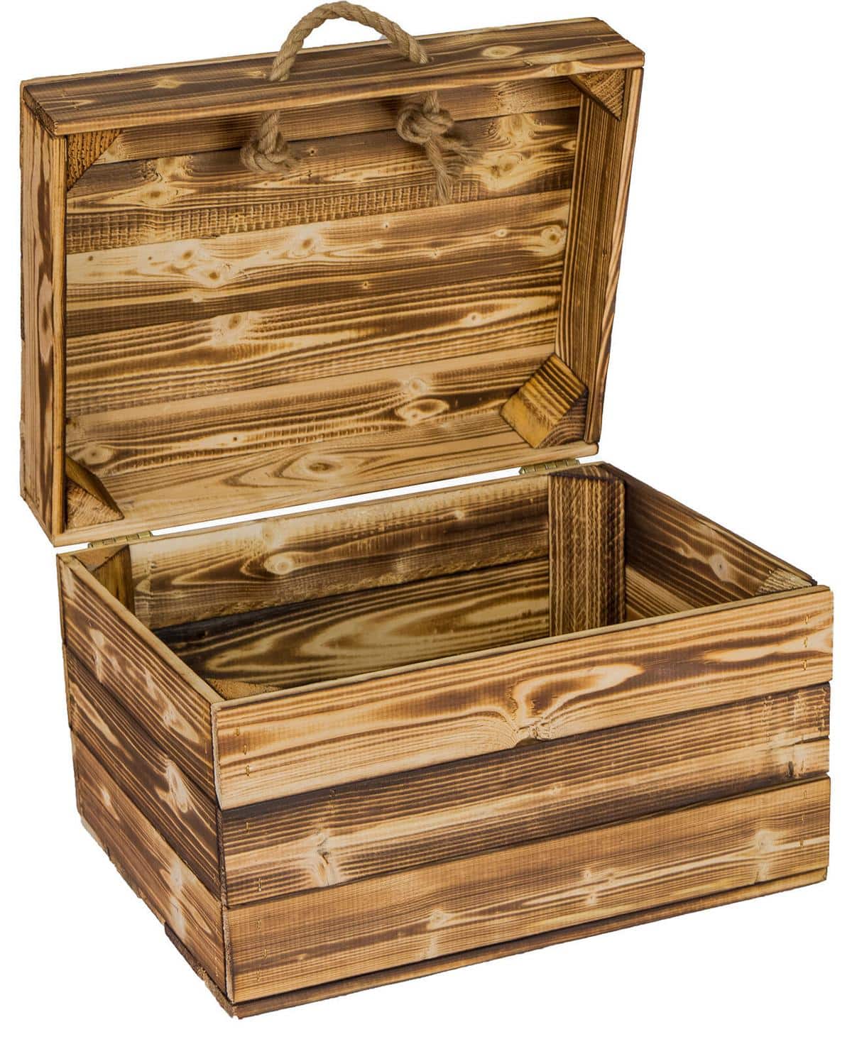 Elegantes Kik Holzkiste Mit Deckel Ebenbild