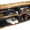 sitzbank-mit-stauraum-sitzkisten-schuhregal-schwarz-geflammt